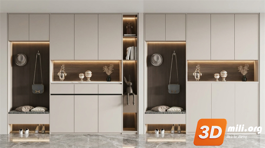 Shoe cabinet Skp Files